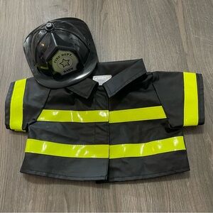 BUILD A BEAR Fireman Outfit Hat and Jacket
